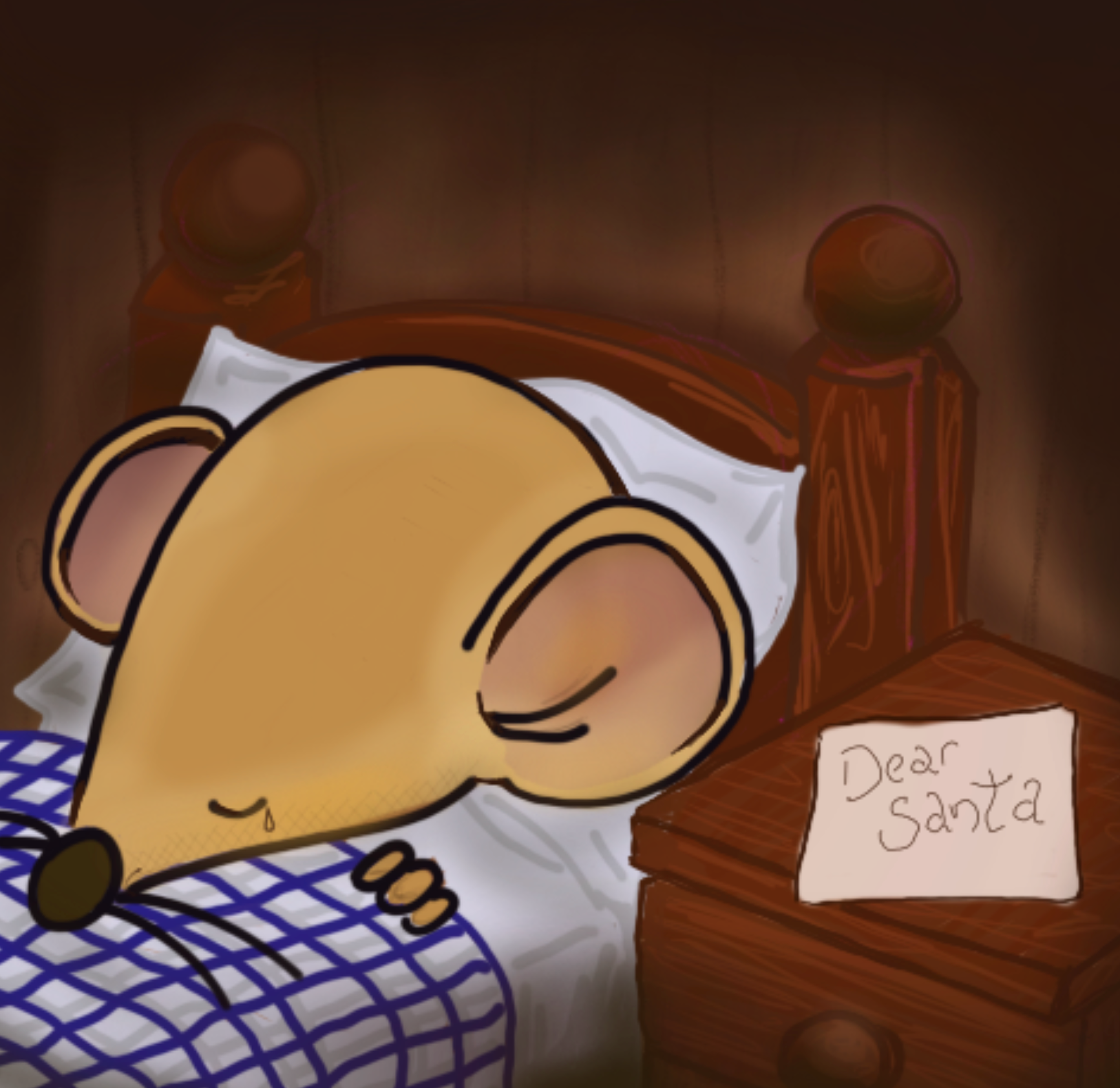 Cover art for The Mouse Who Woke Up For Christmas