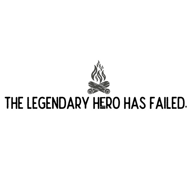 Cover art for The Legendary Hero Has Failed.