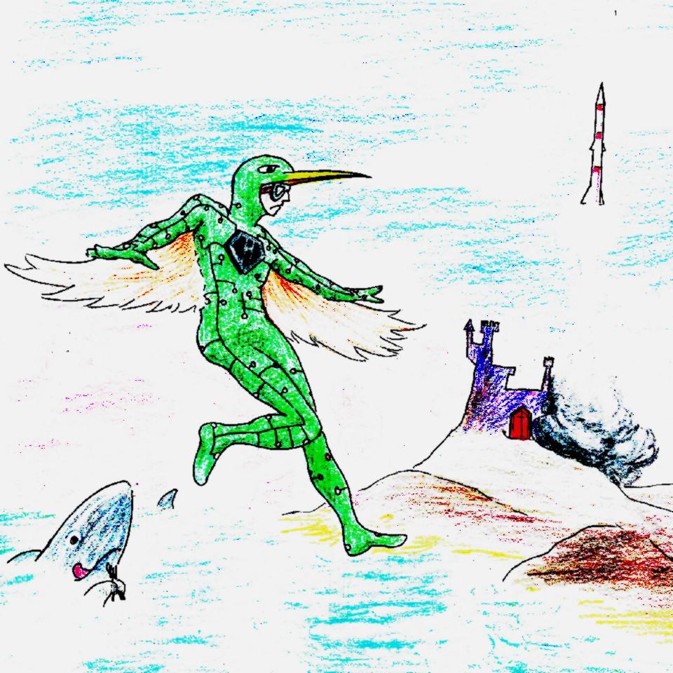 Cover art for Flight of the Hummingbird